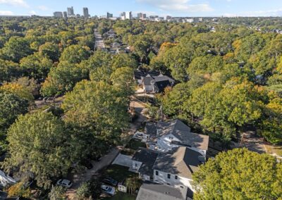 1402 Mordecai Drive by Urban Building Solutions surrounding aerial view